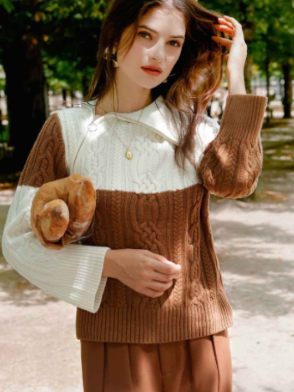Petite studio rowen wool sweater